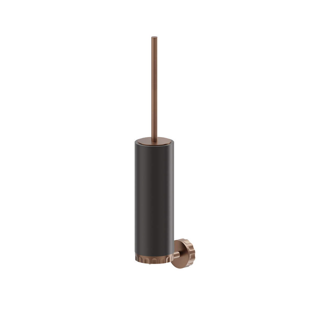 IONIKA Wall-Mounted Toilet Brush Holder With Brush Black Resin - Image 7